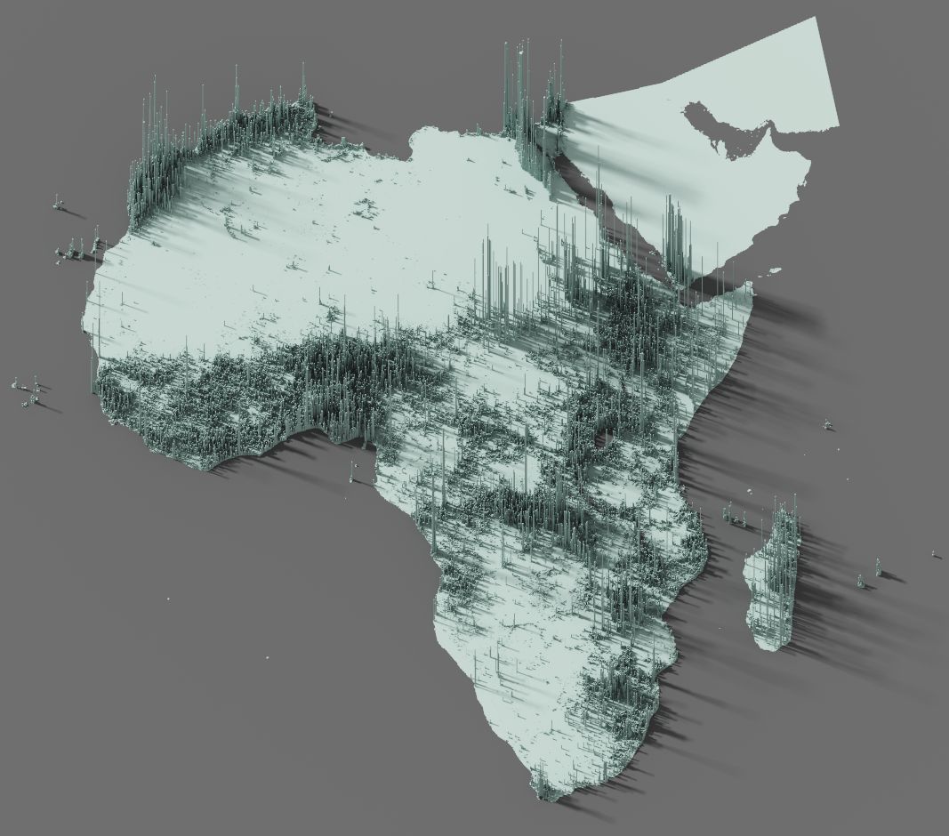3d maps of population-image